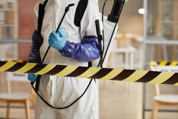 Professional Sewage Cleanup technician working in Dyer, TN